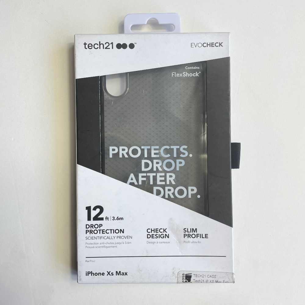 Clear Black Tech 21 iPhone XS Max